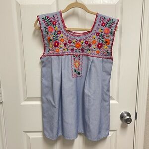 Nativa Embroidered Mexican Blouse